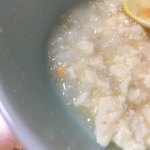 【離乳食後期】すぐに作れてすぐ食べられる！豆腐ご飯